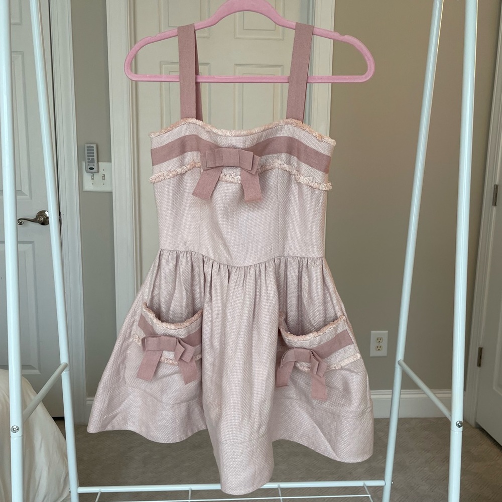 Rare REDValentino dusty pink mini dress